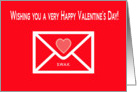 Red-Letter Valentine’s Day - Envelope & Heart card