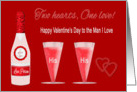 For Gay Partner on Valentine’s Day - Love Potion, Glasses card