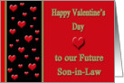 Valentine’s Day Card for Future Son-in-Law - Hearts card