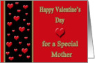 Valentine for Mother - Hearts card