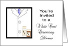 Pharmaceutical White Coat Ceremony Dinner Invitation card