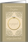 Engagement Congratulations for Daughter & Future Bride card