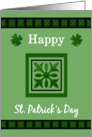 St. Patrick’s Day - Floral Tiles, Shamrocks card