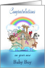 Congratulations New Baby Boy | Noah’s Ark card