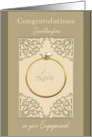 Congratulations Granddaughter on Engagement | Engagement Ring card