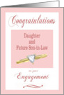 Engagement Congratulations Daughter & Future Son-in-Law card