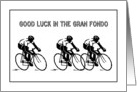 Good Luck in the Gran Fondo - Bike Racers card