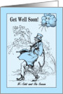 Get Well - Man Cold or Flu card