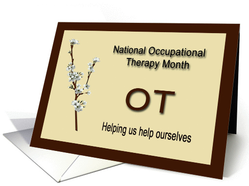 National Occupational Therapy Month card (1074384)