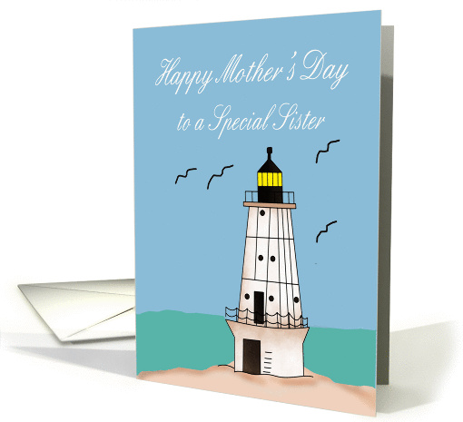 Lighthouse Mother's Day for Sister card (1074650)