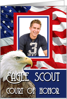 Custom Eagle Scout Court of Honor Invitation - Photo card