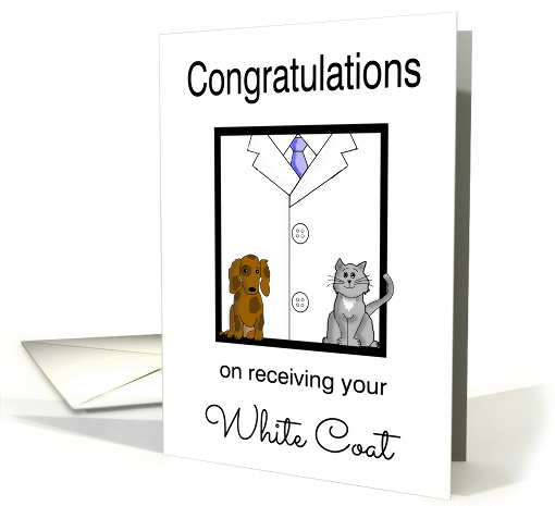 Veterinarian White Coat Congratulations -White Coat,... (1142178)