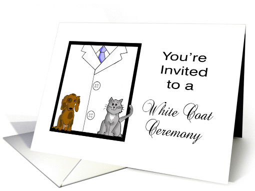 Veterinarian White Coat Ceremony Invitation -White Coat,... (1142180)