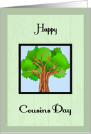 Happy Cousins Day - Tree card