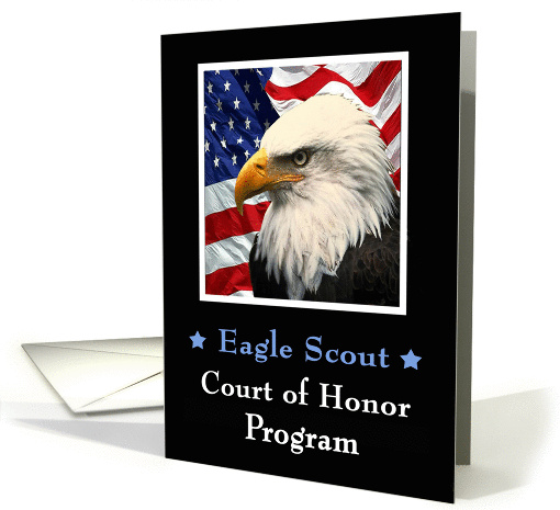 Eagle Scout Court of Honor Program card (1150584)