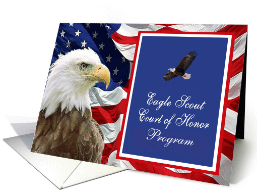 Eagle Scout Court of Honor Program card (1150586)