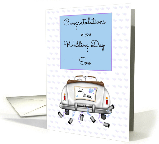 Wedding Day Congratulations Son card (1177130)