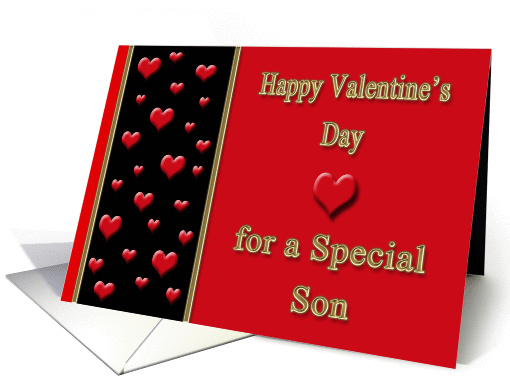 Valentine's Day for Son - Hearts card (1203428)