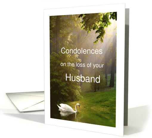 Nature Condolence Card for Loss of Husband card (1219962)