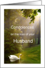 Nature Condolence Card for Loss of Husband card