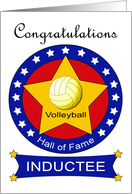 Volleyball Hall of Fame Induction - Volleyball & Stars card