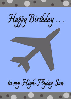 Pilot Son Birthday -...