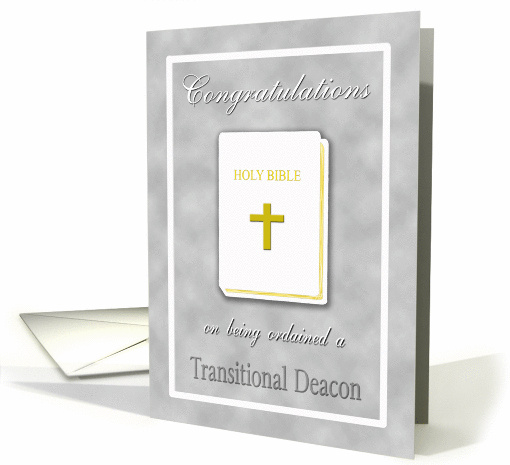 Congratulations Ordained Transitional Deacon | Bible,... (1367842)