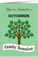 Custom Family Reunion Invitation | Tree card