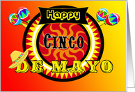 Cinco de Mayo | Maracas, Sombrero, Sun, card