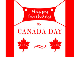 Birthday on Canada...