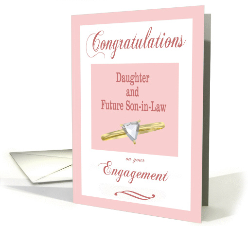 Engagement Congratulations Daughter & Future Son-in-Law card (1400324)