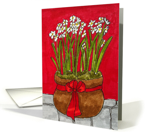 (in Swedish) Tacett Floral Christmas card (1058613)