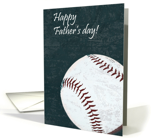 baseball ball - father's day card (1062499)