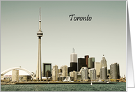 Toronto, Canada skyline card