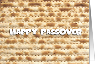 Matzah - Happy Passover card
