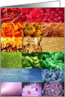 Photography Rainbow - Colorful collage of multicolored photos card