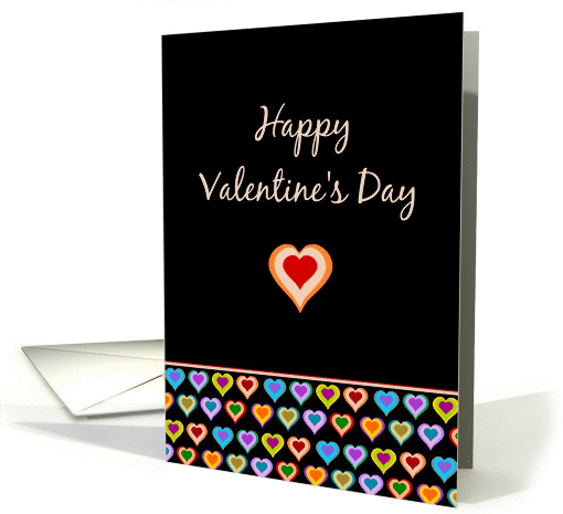 Modern Happy Valentine's Day - Groovy colorful love... (1092686)
