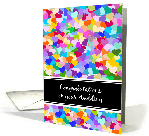 Congratulations on your Wedding: Colorful rainbow... (1092726)