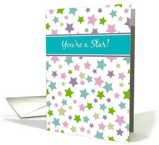 You're a star - Thank you for your help card - pretty... (1099188)