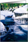 Winter Waterfall card