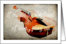 If music be the food of love, play on card