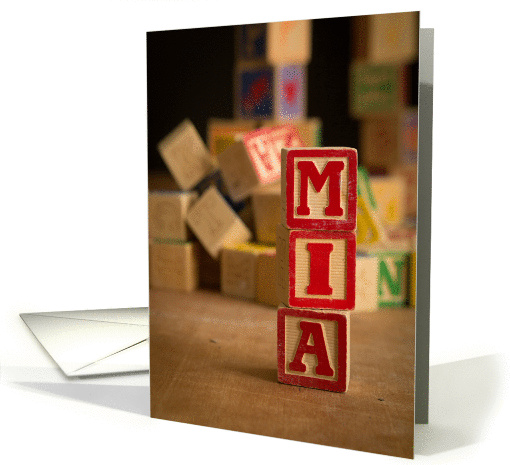 Happy Birthday Mia card (1070577)