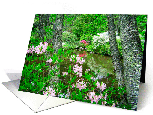 Beautiful Japanese Garden card (1080310)