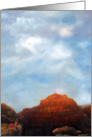 Canyon Overlook Native Americans in New Mexico Fine Art Blank Note Card