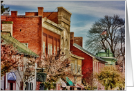 Street scene - Shepherdstown WV - East German Street card