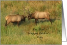 For Dad on Father’s Day - Bull Elk card