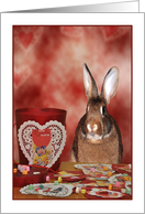 Bunny Be My Valentine card