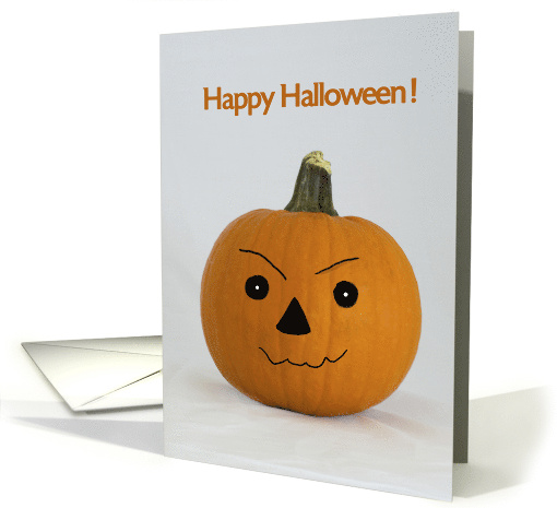 Halloween Pumpkin Face card (1636398)