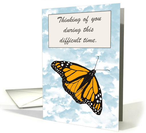 Thinking of You Monarch Butterfly card (1641806)