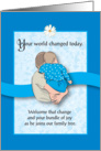 Adopting a bundle of joy, a boy card